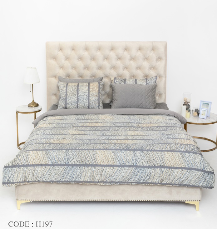 Bộ chăn ga phủ ELAMBO Silk & Cotton H197